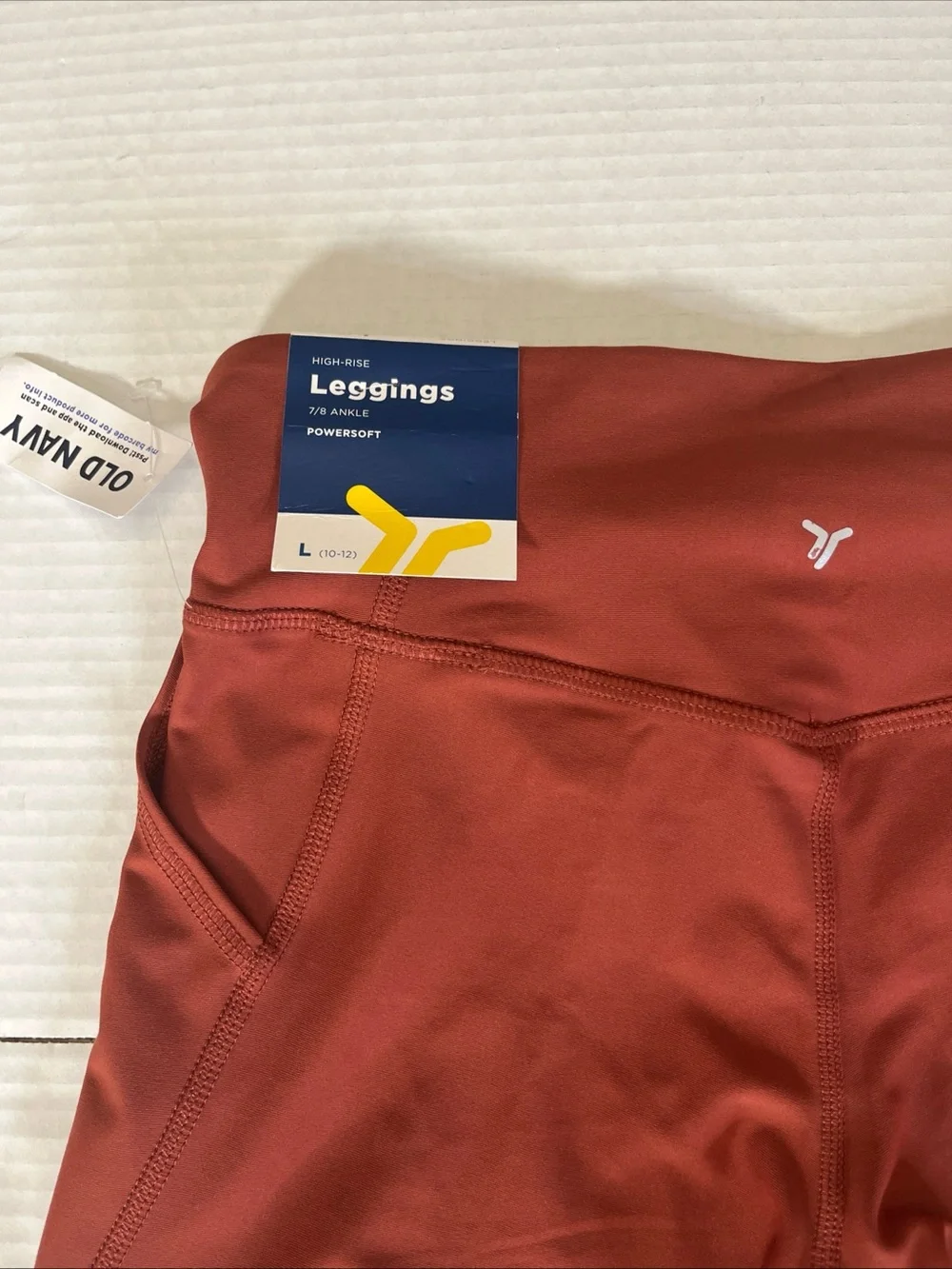 Old Navy Rust-Red High Rise Leggings